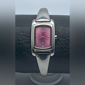 Fossil Forever Ladies Slim Watch with Purple Face ES9500